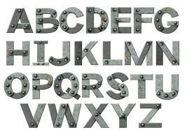 Metal Alphabet Letters